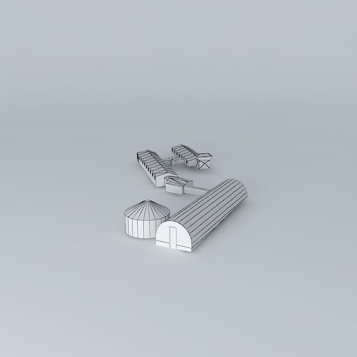 Nerlerit Inaat Airport Terminals 26 Control Tower free 3D model | CGTrader