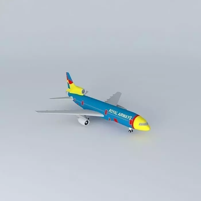 Lockheed TriStar Royal Airways Free 3D model
