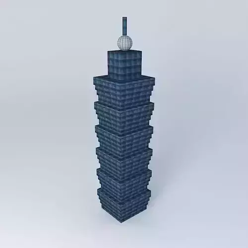 Taipei 101 Free 3D model
