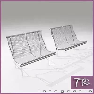 BENCH CATALANO 3D model