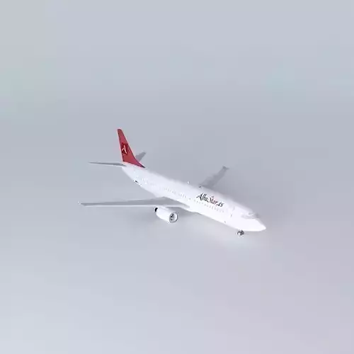 AlbaStar Airlines Boeing 737 400 Free 3D model