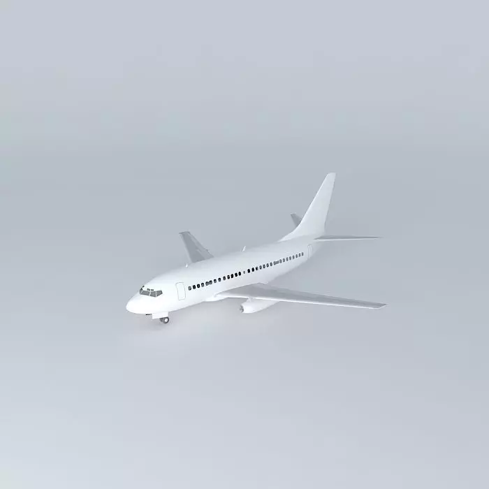 Template Boeing 737 100 Free 3D model_0