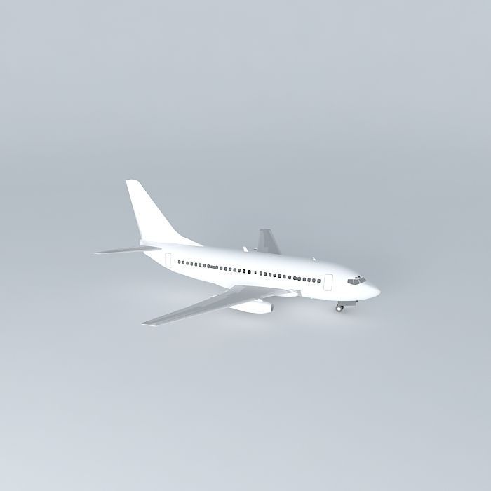 Template Boeing 737 100 Free 3D model_1