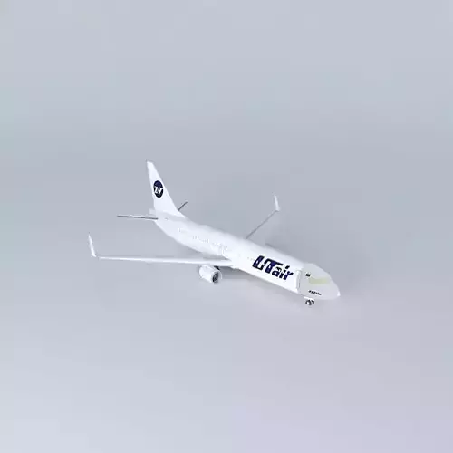 UTair Boeing 737 800 Free 3D model