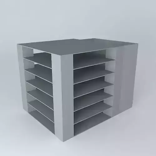 Parking stack of shelves