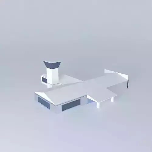 Maota Airport Terminal %26 Tower {577Kb} Free 3D model