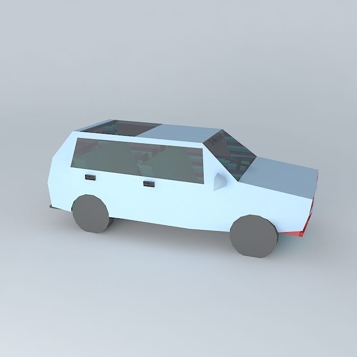 G Motor car Free 3D model_1