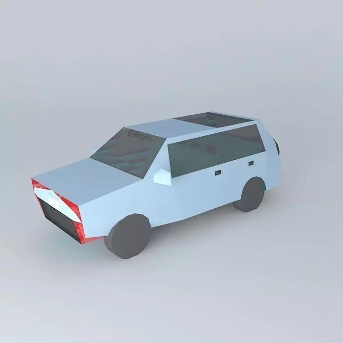 G Motor car Free 3D model_0