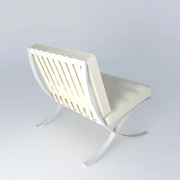 Barcelona Chair 3D model_0