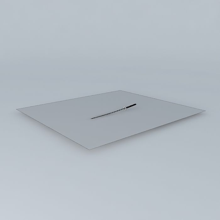 Samurai Sword Free 3D model_4