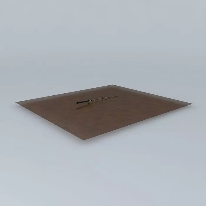 Samurai Sword Free 3D model_0