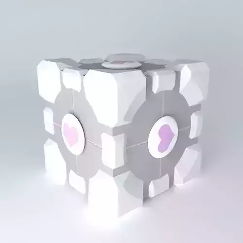 Companion Cube Free 3D model