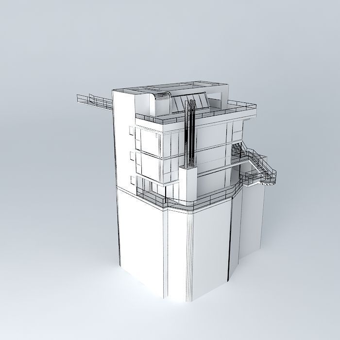 Douglas House Free 3D model_3