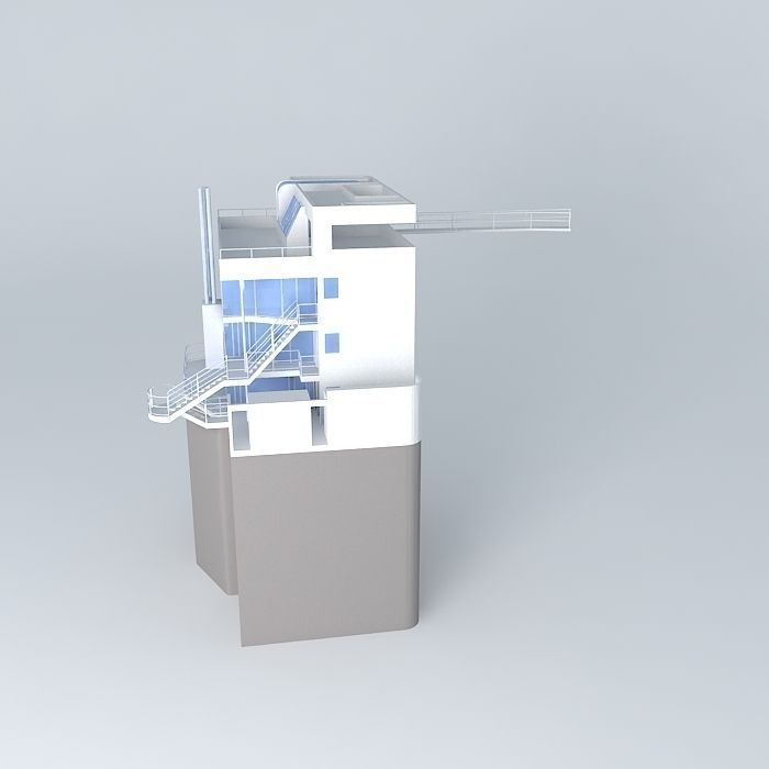 Douglas House Free 3D model_2