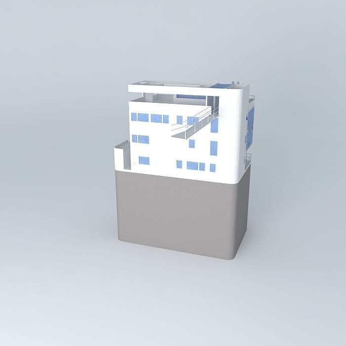 Douglas House Free 3D model_1