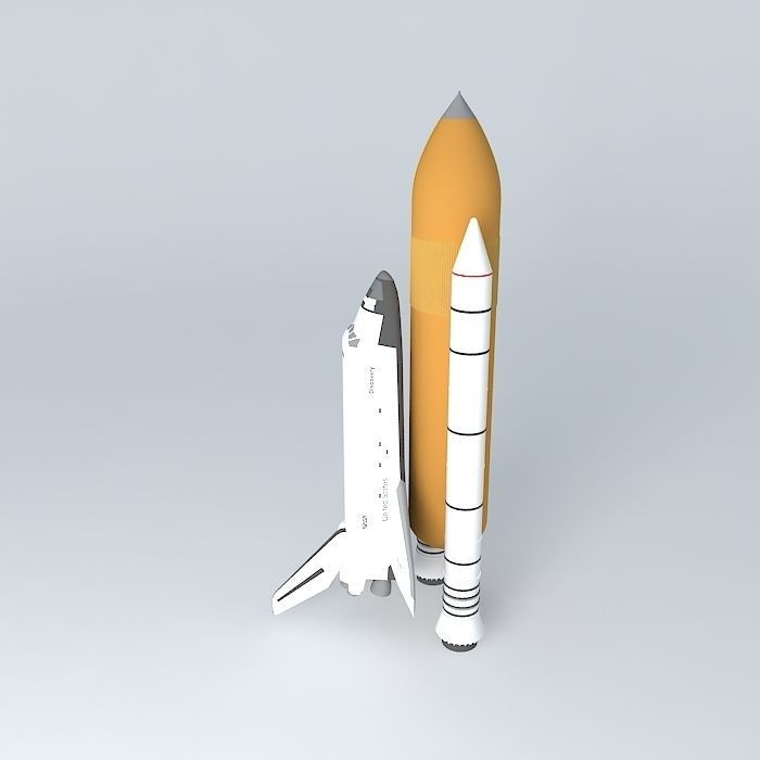 Space Shuttle Discovery 3D model_2