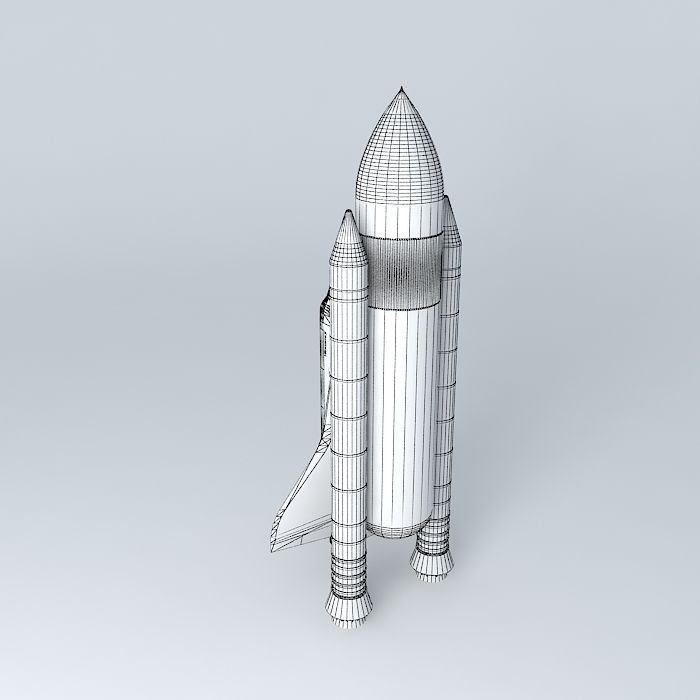 Space Shuttle Discovery 3D model_4