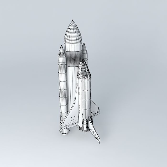 Space Shuttle Discovery 3D model_3