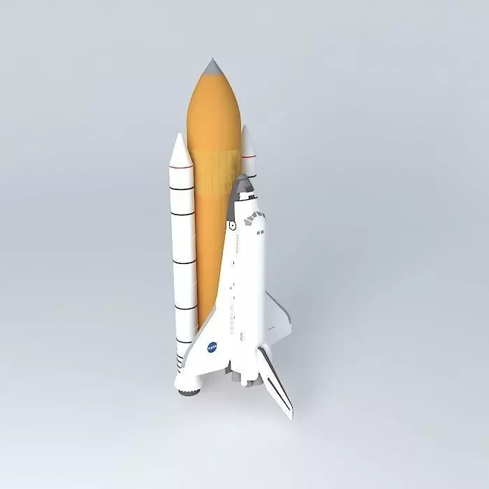 Space Shuttle Discovery 3D model_0