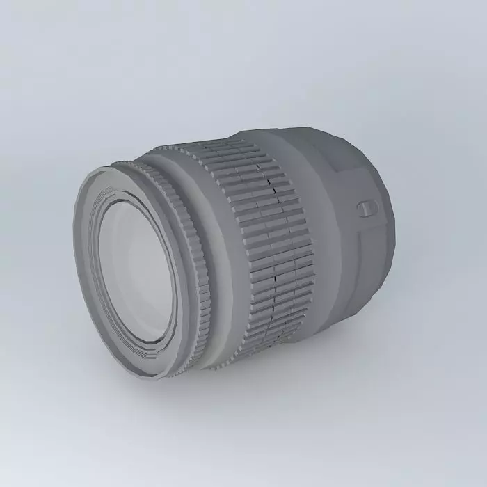 Nikon 18 55mm Lens Free 3D model