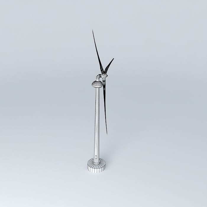 Grouse Mountain Wind Turbine Free 3D model_3