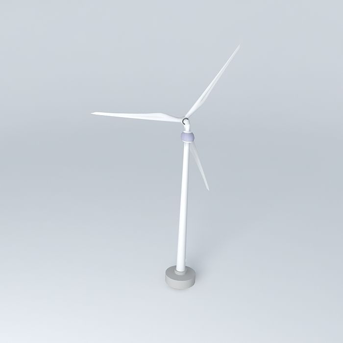 Grouse Mountain Wind Turbine Free 3D model_1