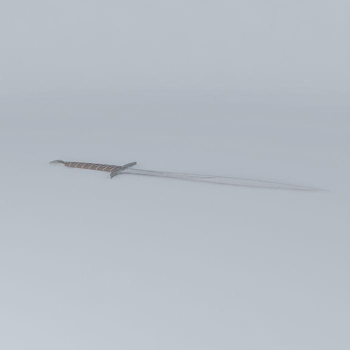 Frodo's Sword "Sting" Free 3D model_1