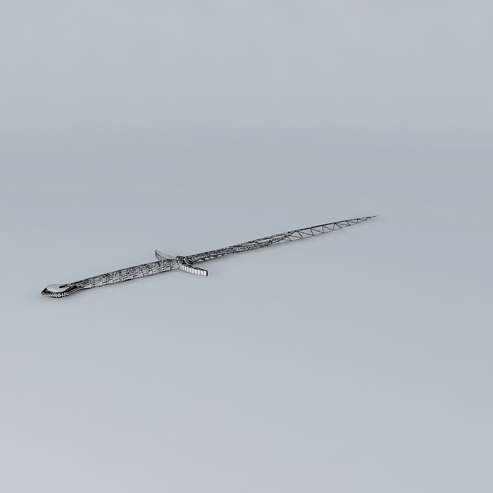 Frodo's Sword "Sting" Free 3D model_4