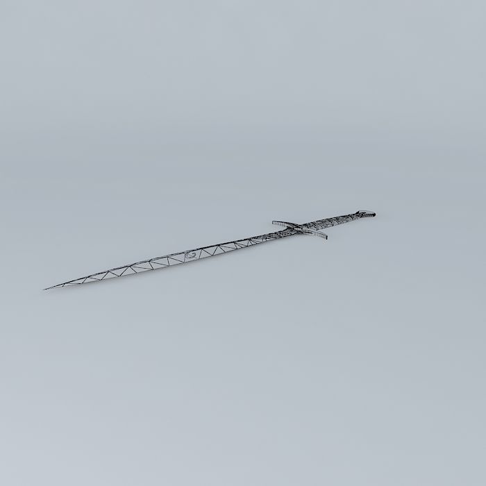 Frodo's Sword "Sting" Free 3D model_3