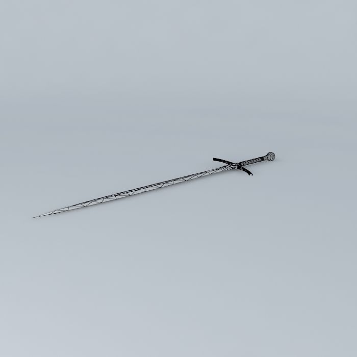 Gandalfs Sword Glamdring Free 3D model_4