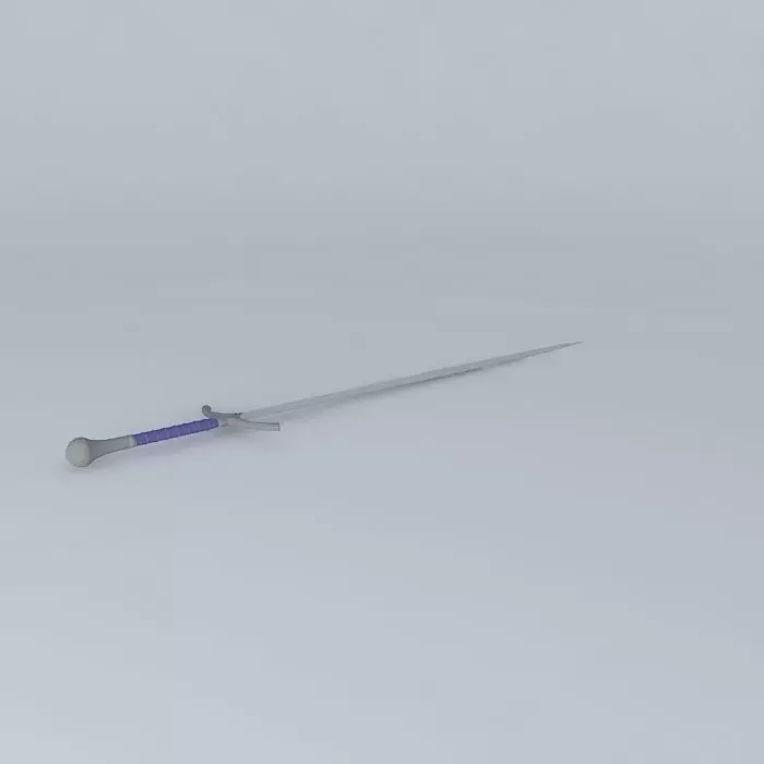 Gandalfs Sword Glamdring Free 3D model_0