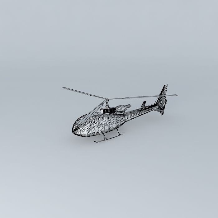 Aerospatiale 342 Gazelle Free 3D model_3