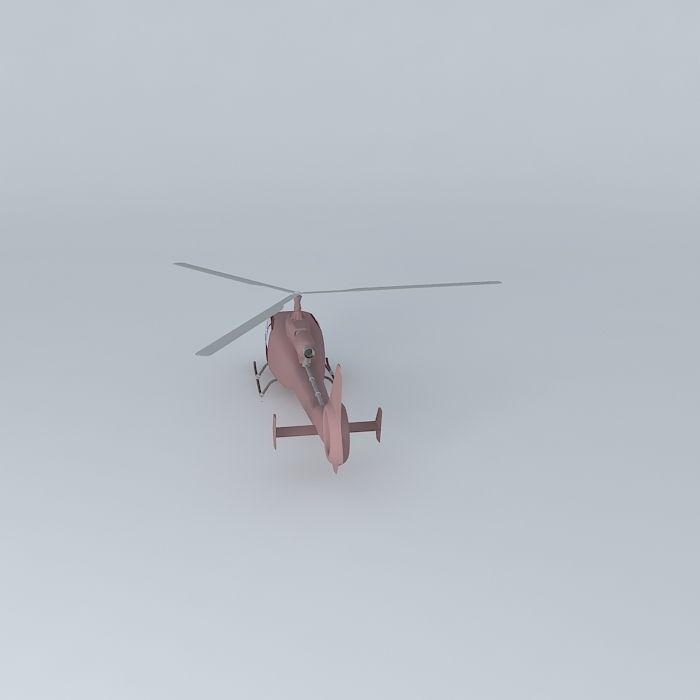 Aerospatiale 342 Gazelle Free 3D model_2