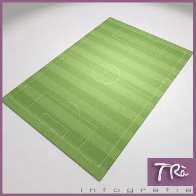 FOOTBALL FIELD 3D model