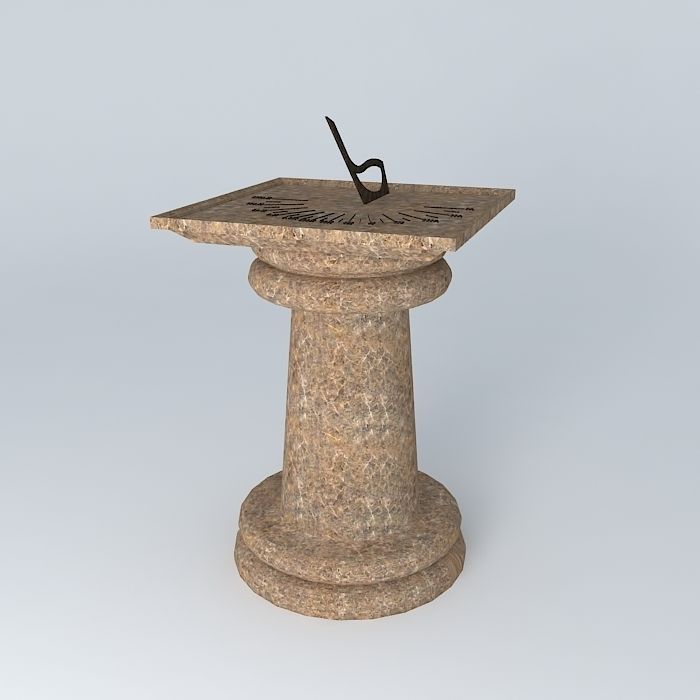 Working Sundial Free 3D model_1