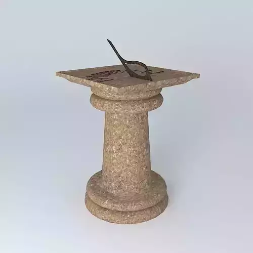 Working Sundial Free 3D model