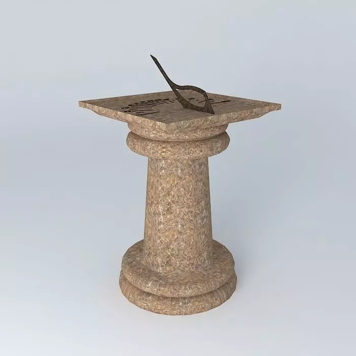 Working Sundial Free 3D model_0