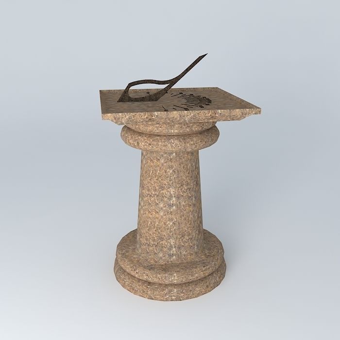 Working Sundial Free 3D model_2