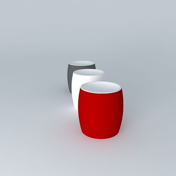Starbucks mug collection 3D model_2