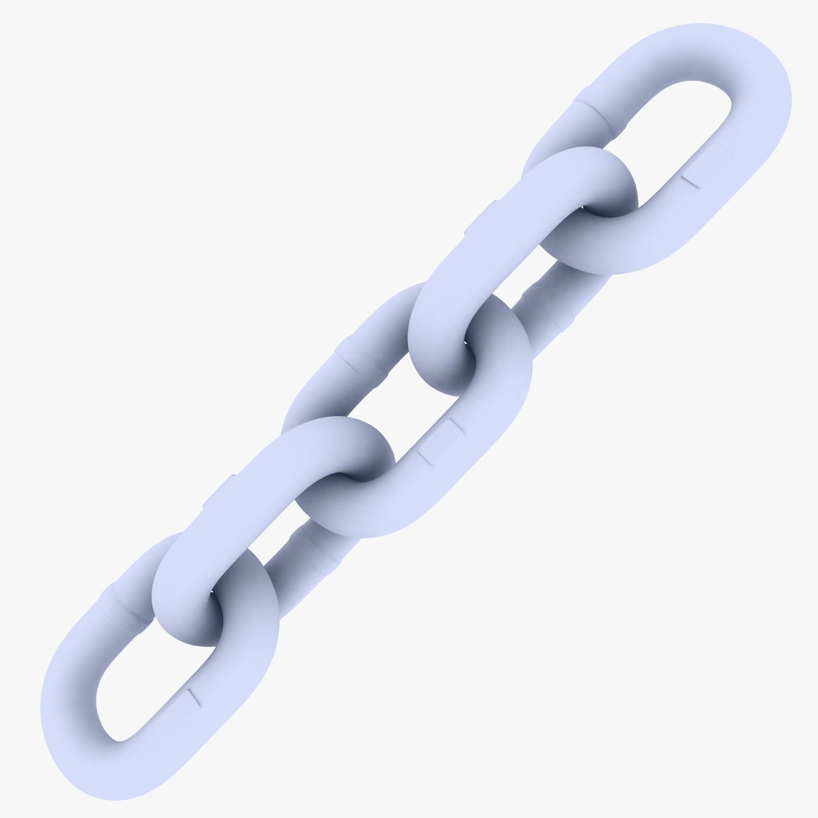 Chain link Low-poly 3D model_0