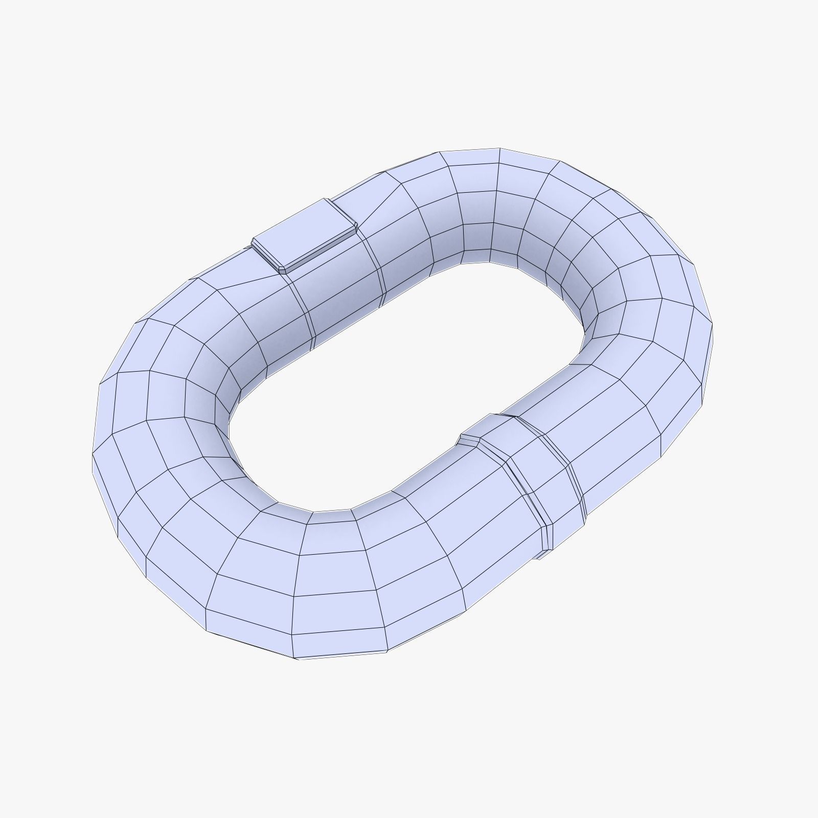 Chain link Low-poly 3D model_5