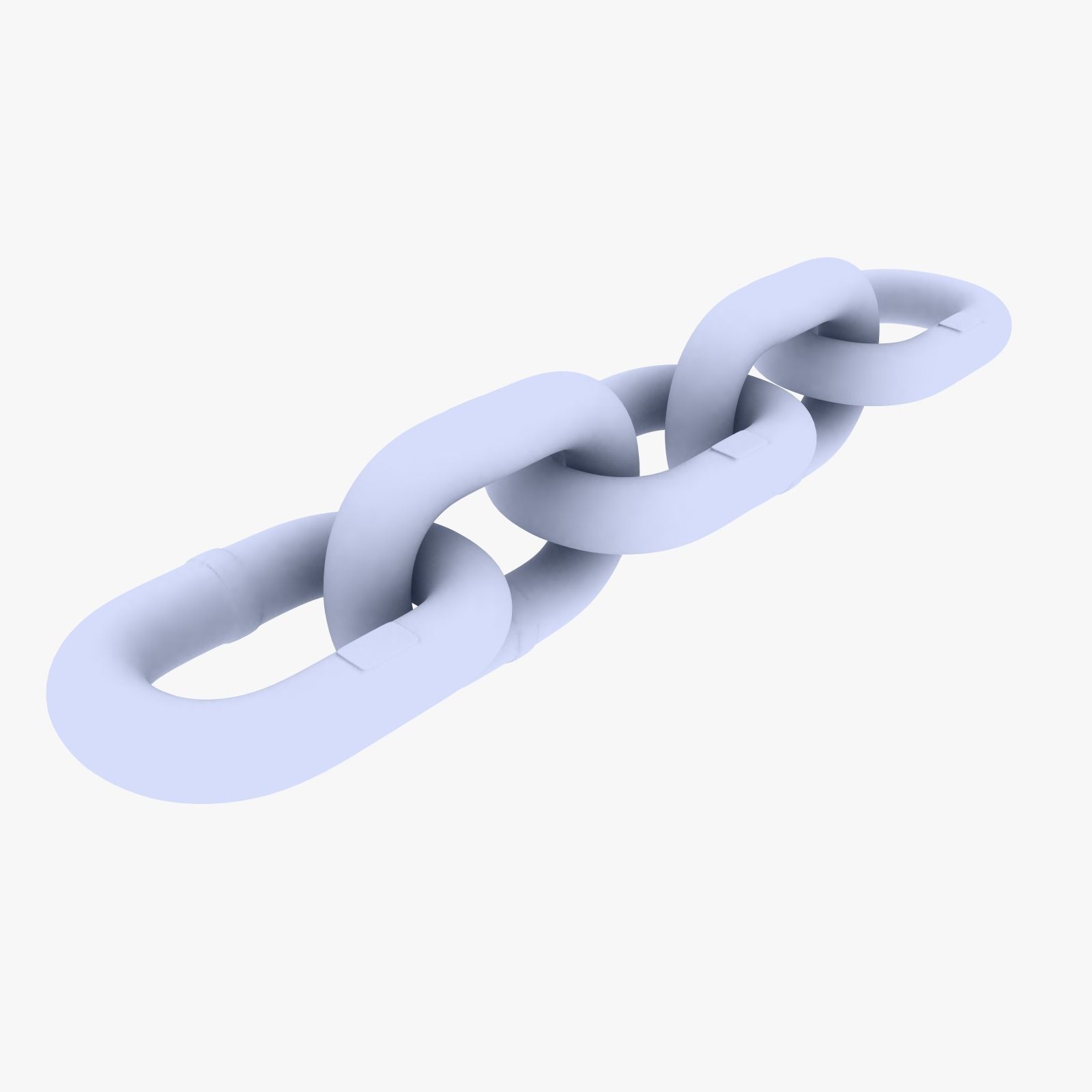 Chain link Low-poly 3D model_2