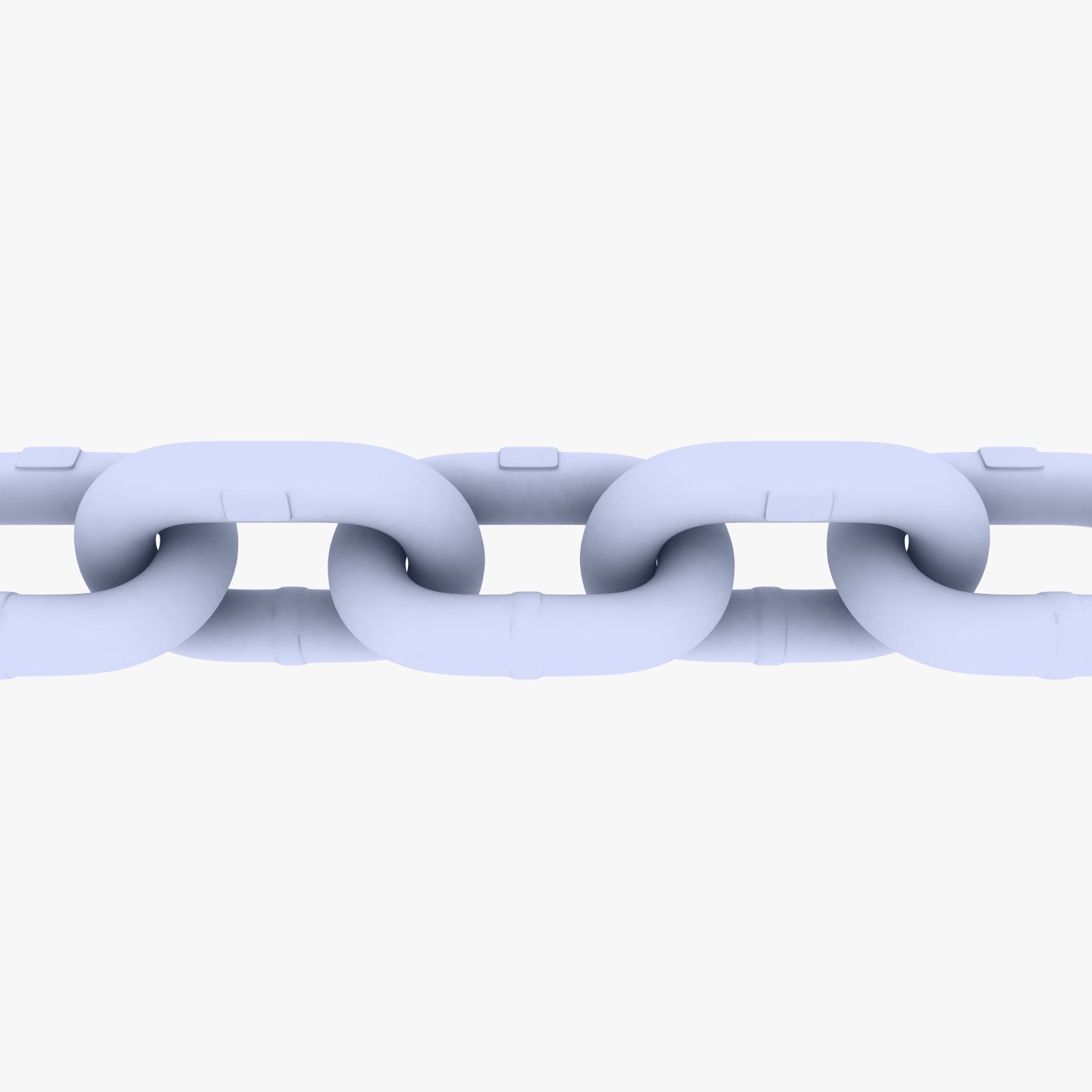 Chain link Low-poly 3D model_1