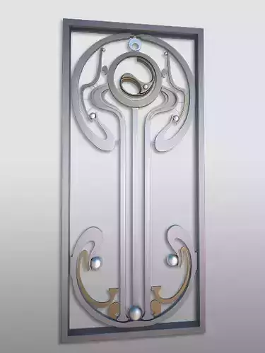 Decorative secession railing for stairs