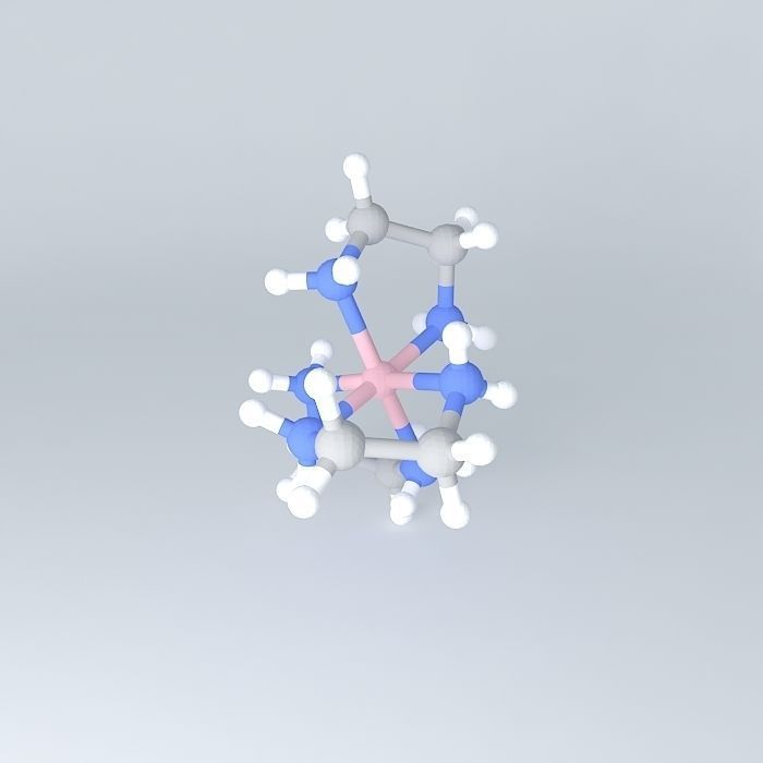 d tris 1 2 diaminoethane cobalt Free 3D model_2