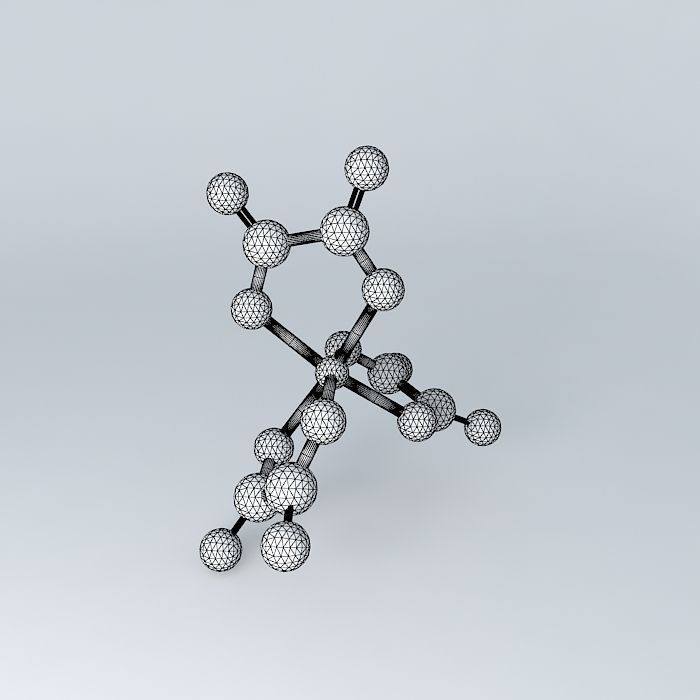 tris oxalato chromium Free 3D model_3