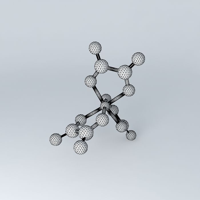 tris oxalato chromium Free 3D model_4