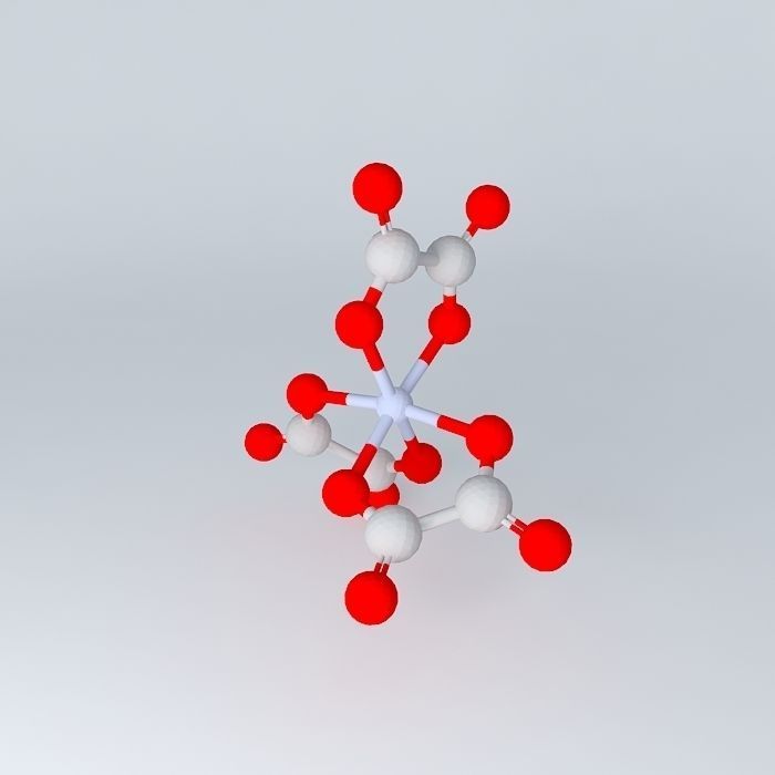 tris oxalato chromium Free 3D model_2