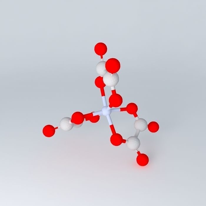 tris oxalato chromium Free 3D model_1