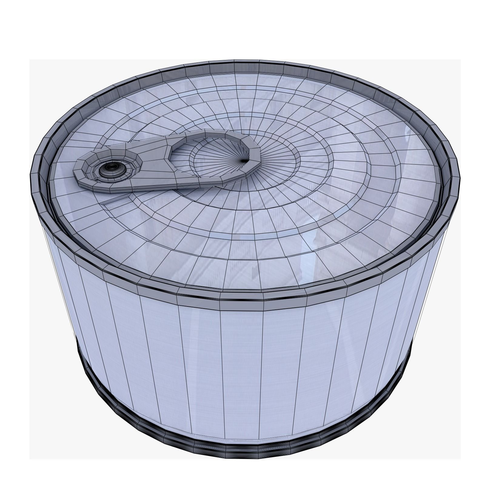 Tin Can 3D model_3